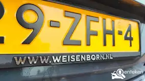 Foto van kenteken 29-ZFH-4