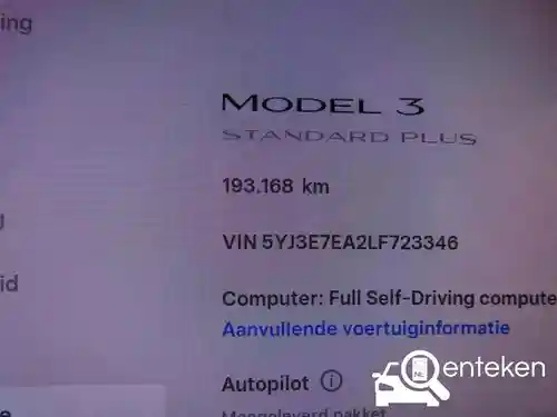 Tesla Model 3 Standard Range Plus 2020