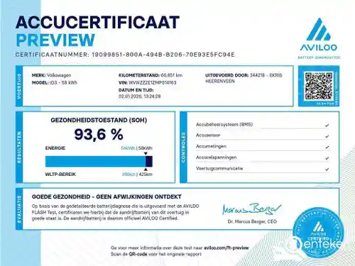 VW ID.3 Pro 58 kWh 2020
